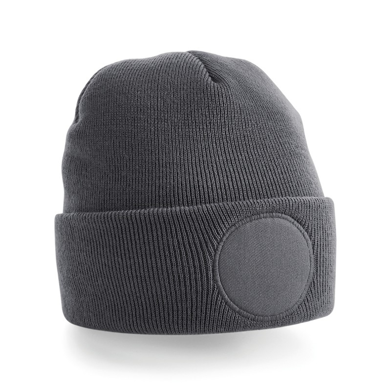 Cappellino B446 Circular Patch Beanie