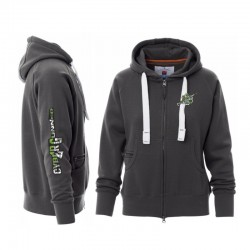 FELPA DALLAS LADY LOGO VERDE SMOKE