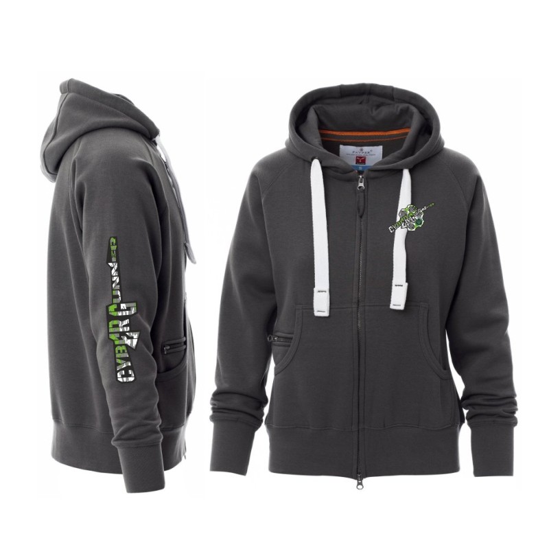 FELPA DALLAS LADY LOGO VERDE SMOKE