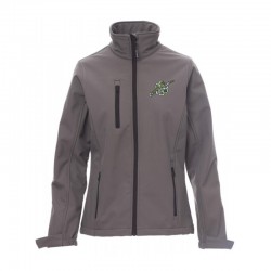 SOFT SHELL DUBLIN LADY LOGO VERDE STEEL GREY