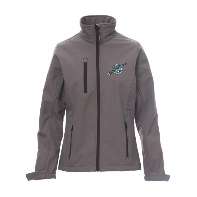 SOFT SHELL DUBLIN LADY LOGO AZZURRO
