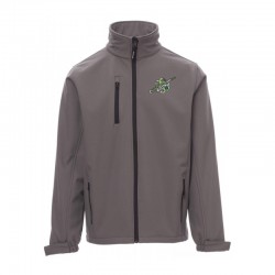 SOFT SHELL DUBLIN LOGO VERDE STEEL GREY