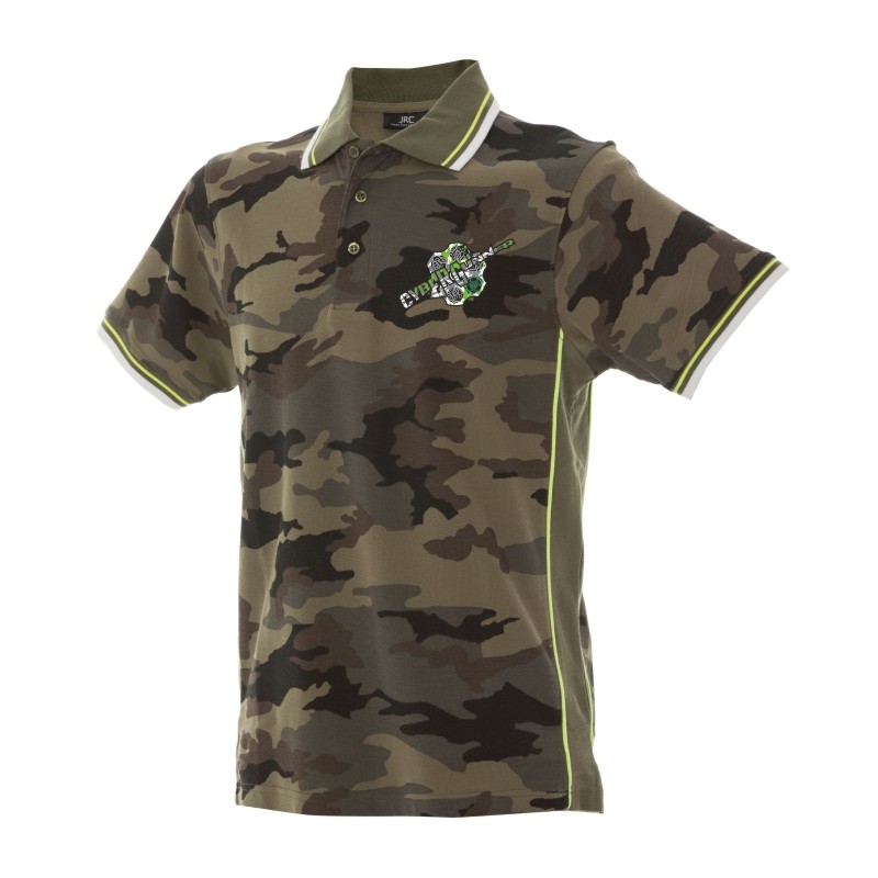 POLO ANKARA CAMOUFLAGE LOGO VERDE CAMOUFLAGE-ARMY GREEN