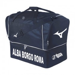 FOOTBALL BAG SMALL NAVY WHITE