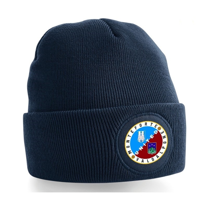 BERRETTO CIRCULAR PATCH BEANIE FRENCH NAVY MERCHANDISING