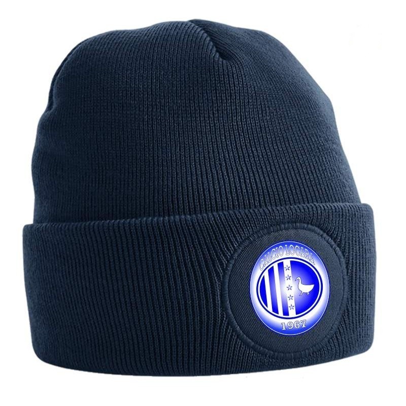 BERRETTO CIRCULAR PATCH BEANIE FRENCH NAVY MERCHANDISING