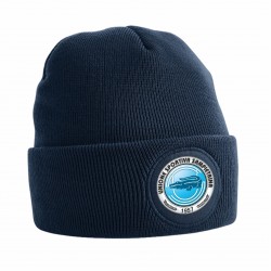 BERRETTO CIRCULAR PATCH BEANIE FRENCH NAVY