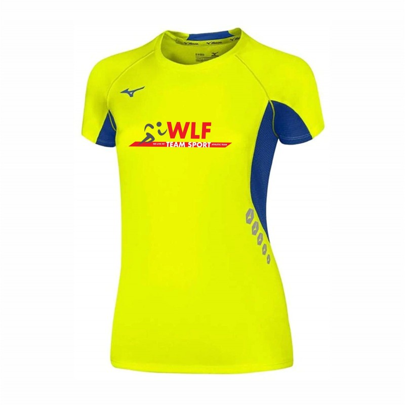 PREMIUM JPN TEE WOMAN YELLOW FLUO ROYAL ALLENAMENTO