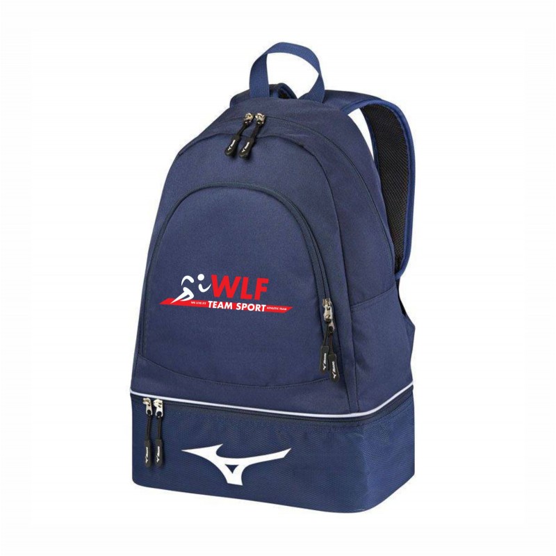 BACK PACK NAVY-WHITE - WLF TEAM SPORT