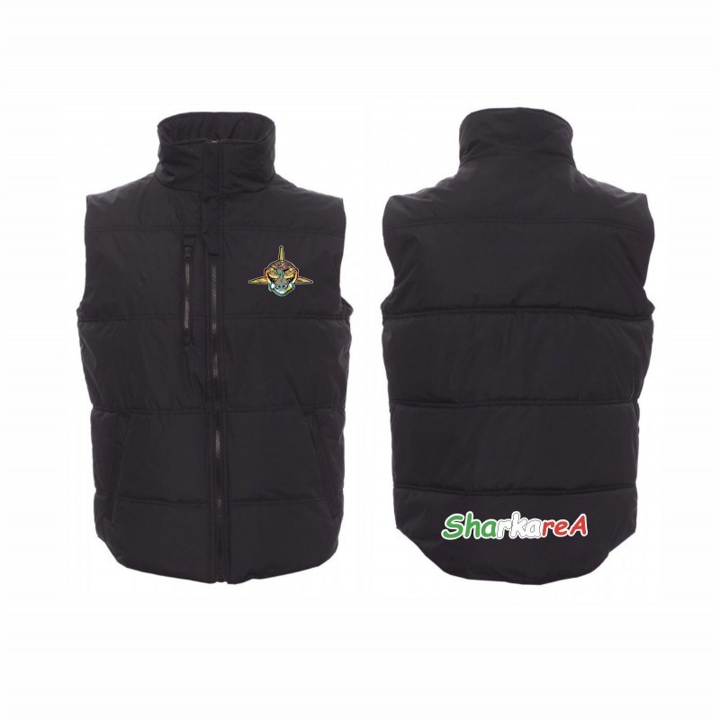 GILET DAYTONA NERO-STEEL GREY