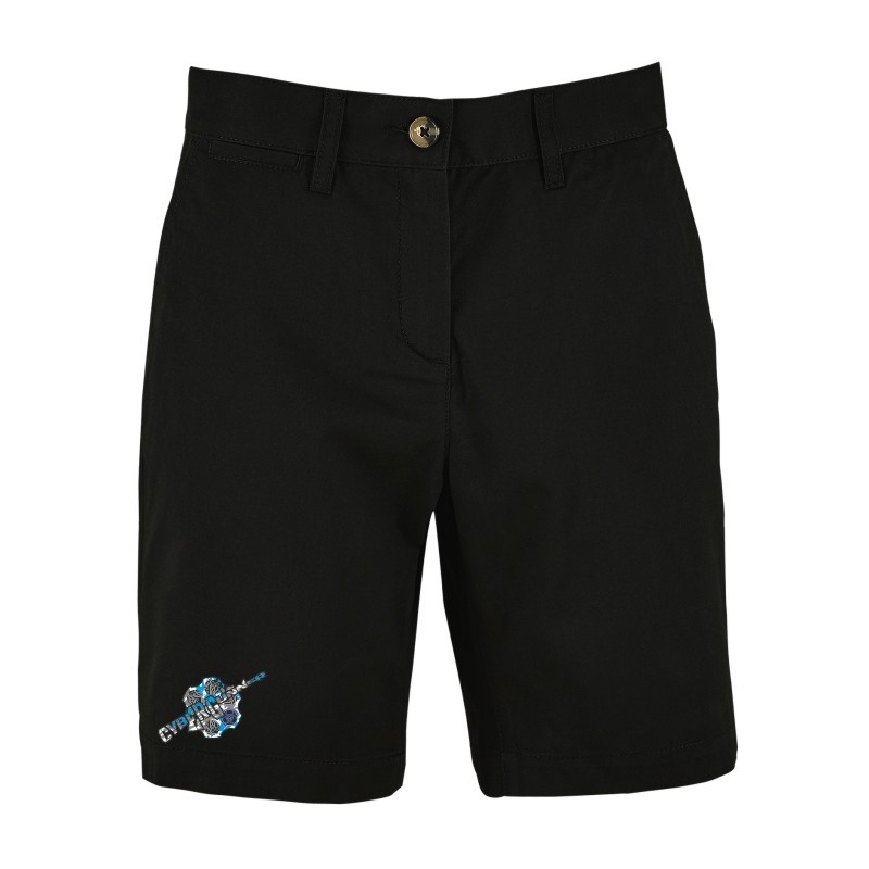 BERMUDA JASPER LOGO AZZURRO NERO