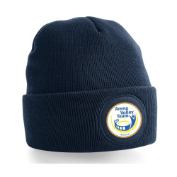 BERRETTO CIRCULAR PATCH BEANIE FRENCH NAVY MERCHANDISING