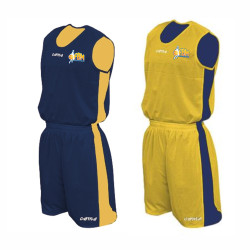 KIT  BOSTON DOUBLE GIALLO-BLU ALLENAMENTO
