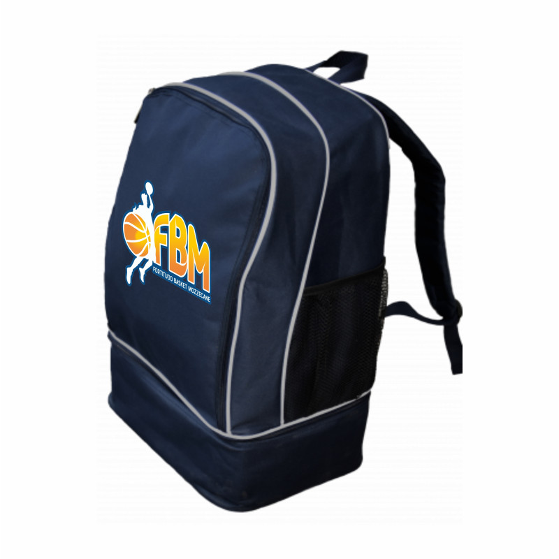 ZAINO GAME CON FONDO BLU MINI BASKET