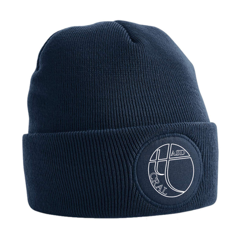 CAPPELLINO B446 CIRCULAR PATCH BEANIE FRENCH NAVY