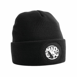 CAPPELLINO B446 CIRCULAR PATCH BEANIE NERO