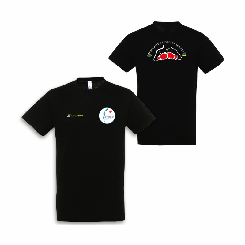 TSHIRT REGENT NERO ALLENAMENTO