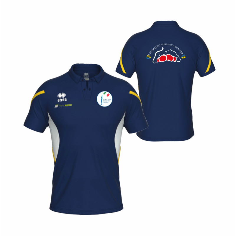 POLO CLARK NAVY-YELLOW-WHITE RAPPRESENTANZA