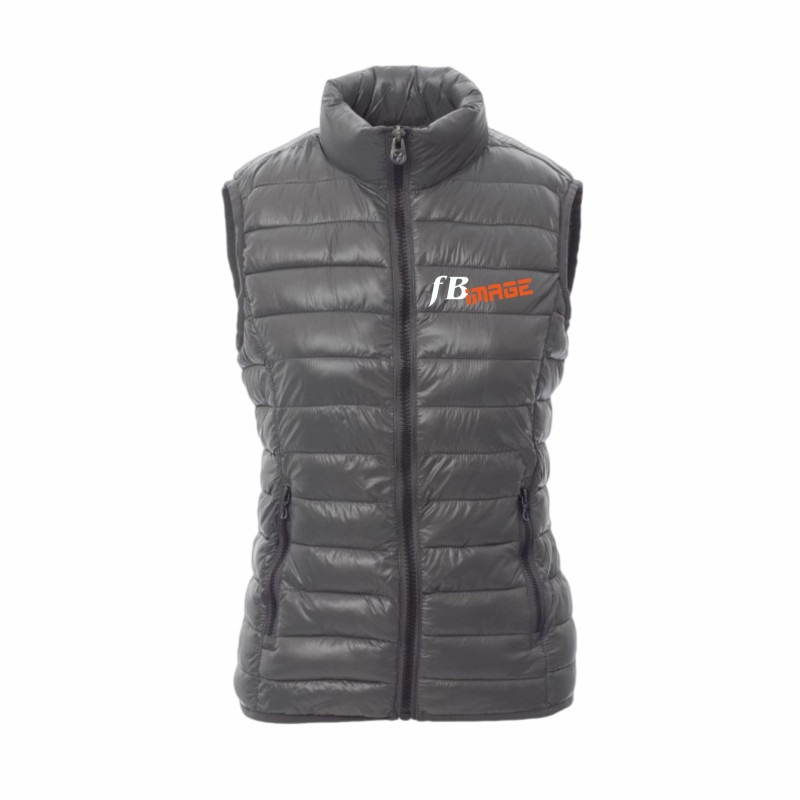GILET PIUMINO CASUAL LADY STEEL GREY-GRIGIO