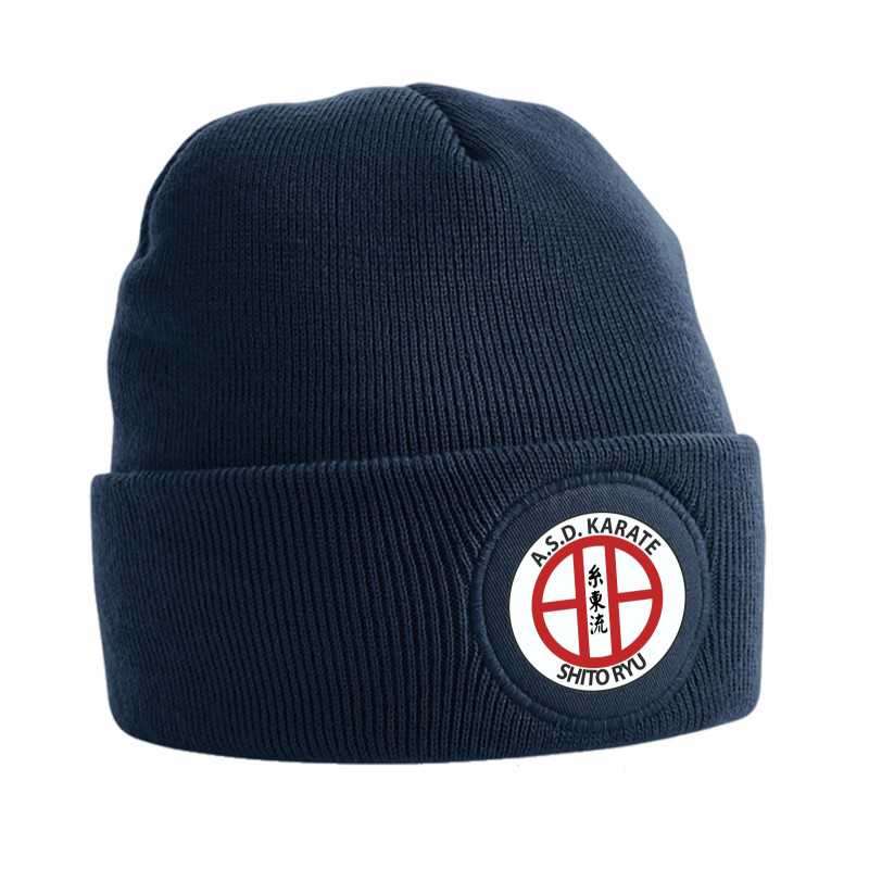 CAPPELLINO B446 CIRCULAR PATCH BEANIE FRENCH NAVY