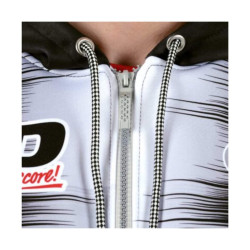 FELPA CON ZIP E CAPPUCCIO