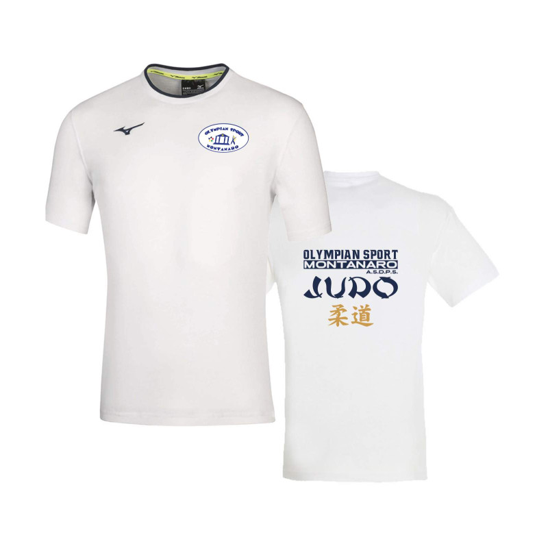 MIZUNO TEE WHITE-NAVY - ATLETI