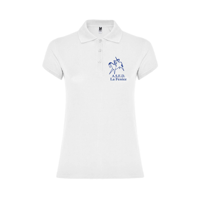 POLO STAR WOMAN BIANCO