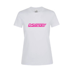 T-SHIRT REGENT WOMEN BIANCO DS ROSA FLUO