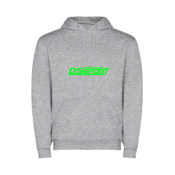 FELPA URBAN GRIGIO DS VERDE FLUO