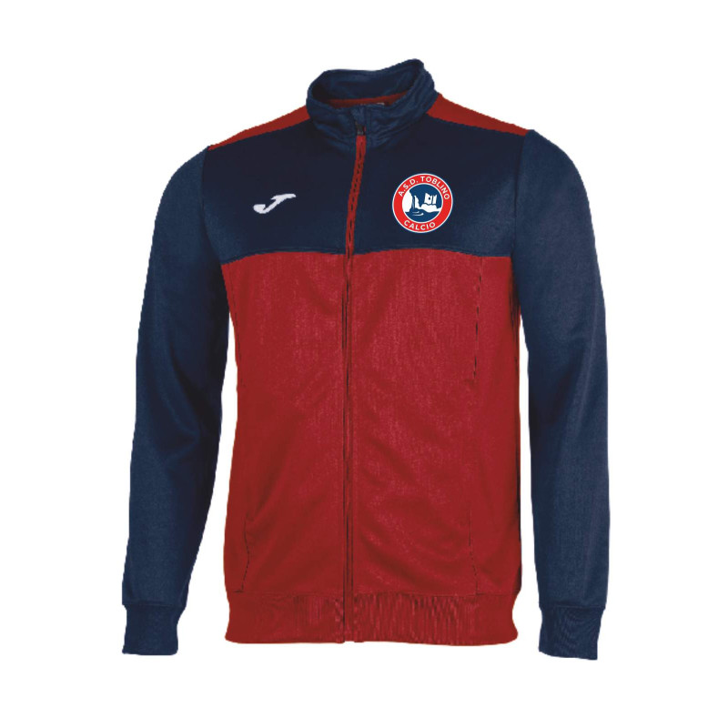 WINNER TRACKSUIT TOP RED-DARK NAVY