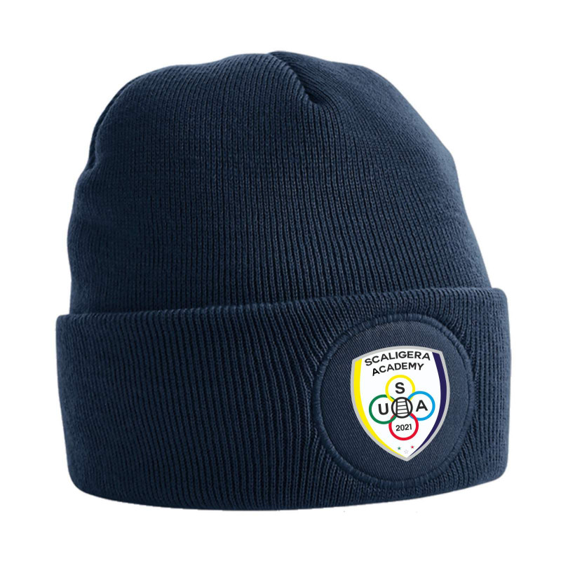 CAPPELLINO B446 CIRCULAR PATCH BEANIE FRENCH NAVY