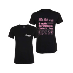 TSHIRT REGENT WOMEN NERO 5 MOTIVI