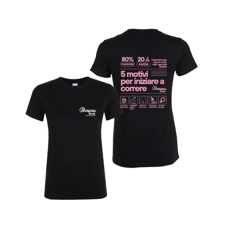 TSHIRT REGENT WOMEN NERO 5 MOTIVI