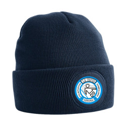 BERRETTO B446 CIRCULAR PATCH BEANIE FRENCH NAVY