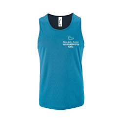 CANOTTA SPORTY UOMO AZZURRO ACQUA