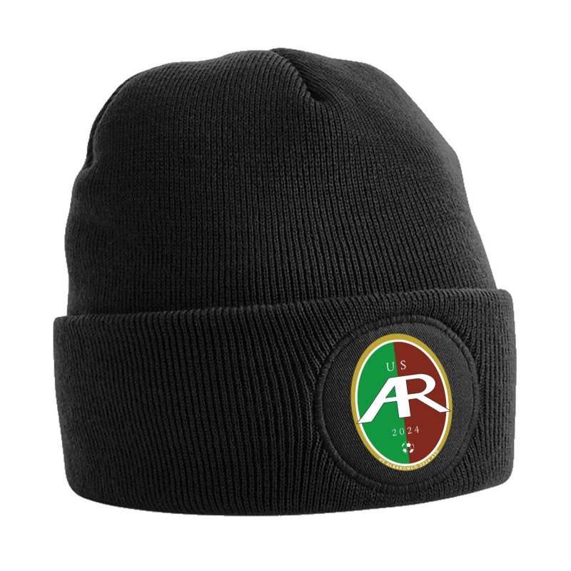 BERRETTO BEANIE CIRCULAR PATCH NERO