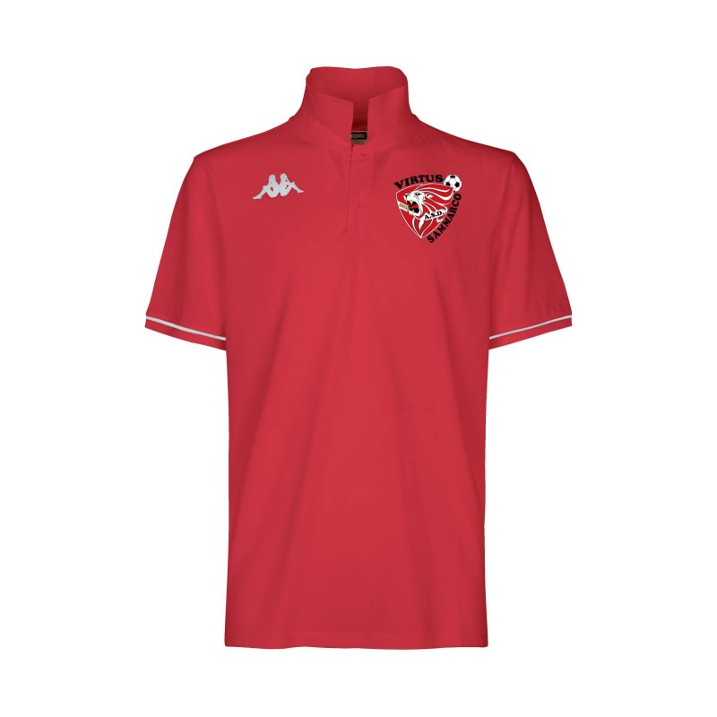 POLO BARLI RED-WHITE