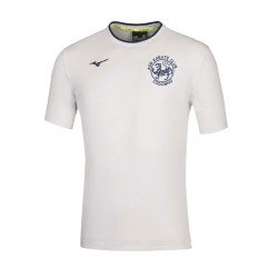 MIZUNO TEE WHITE-NAVY