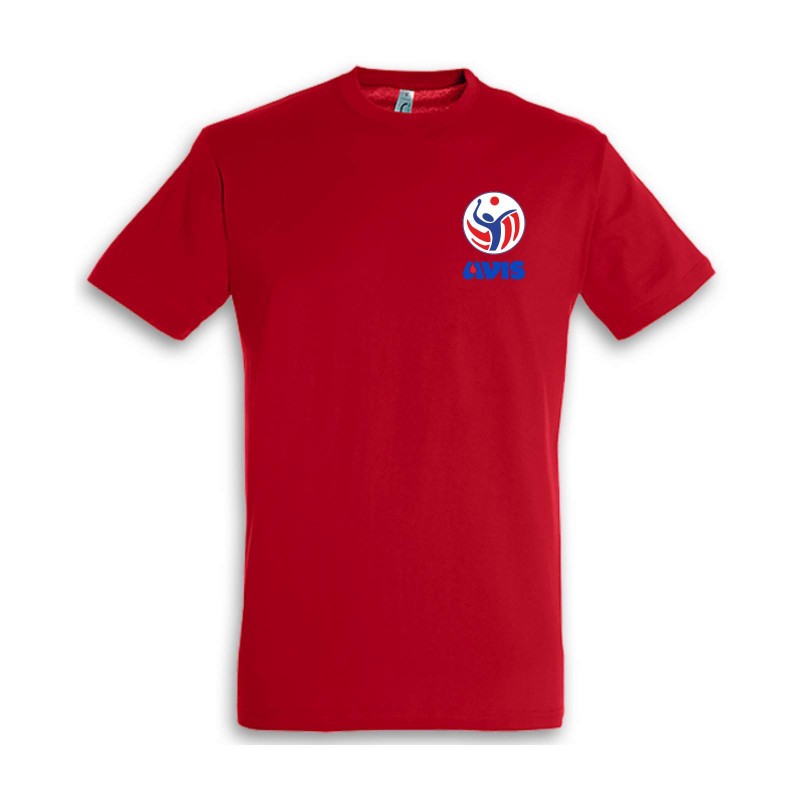 T-SHIRT REGENT CON LOGO AVIS ROSSO