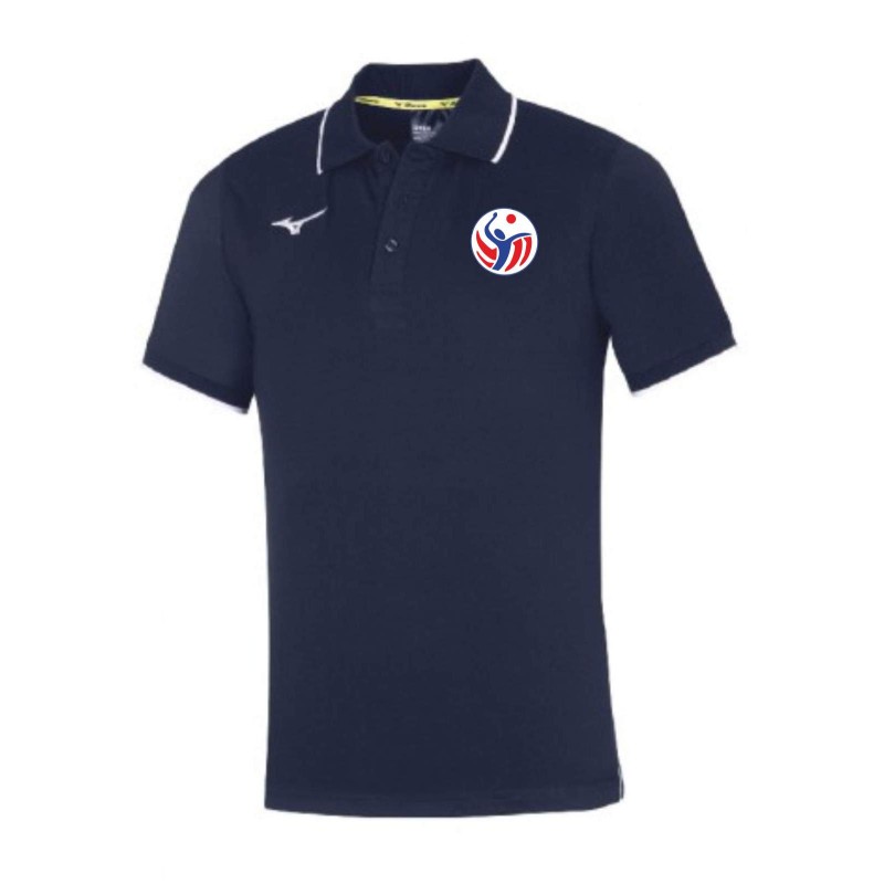 MIZUNO POLO NAVY-WHITE