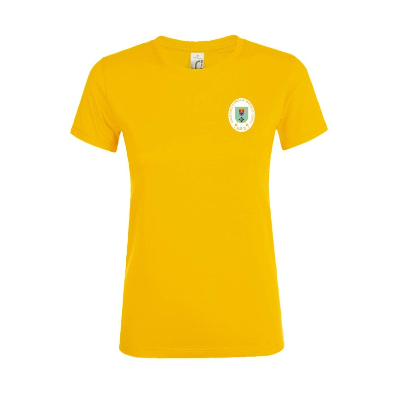 T-SHIRT REGENT WOMAN GIALLO ORO