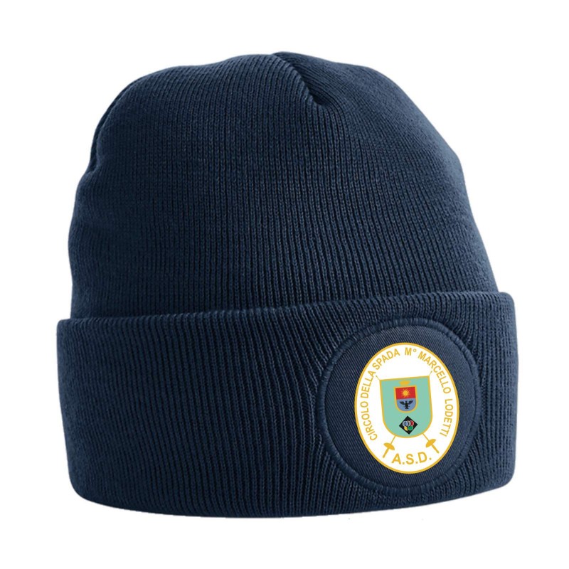 CAPPELLINO B446 CIRCULAR PATCH BEANIE FRENCH NAVY