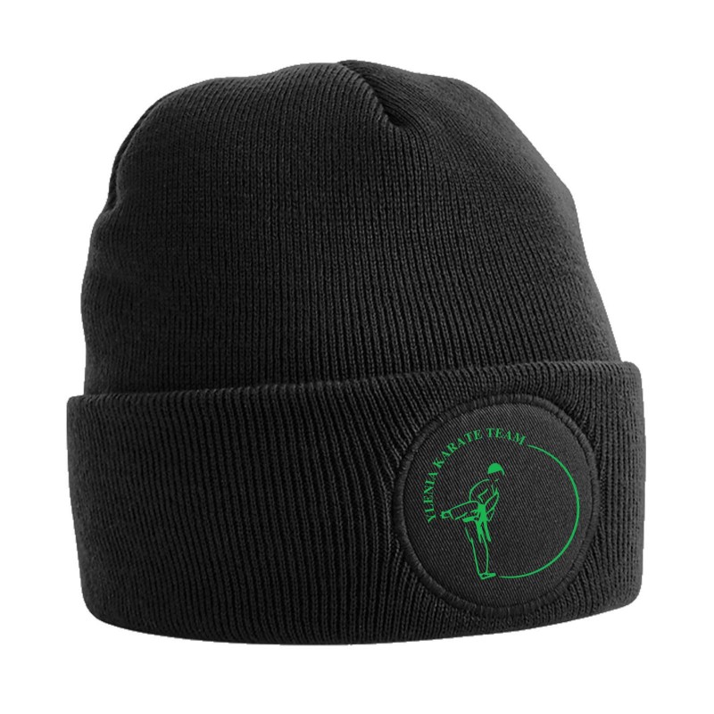 CAPPELLINO B446 CIRCULAR PATCH BEANIE NERO