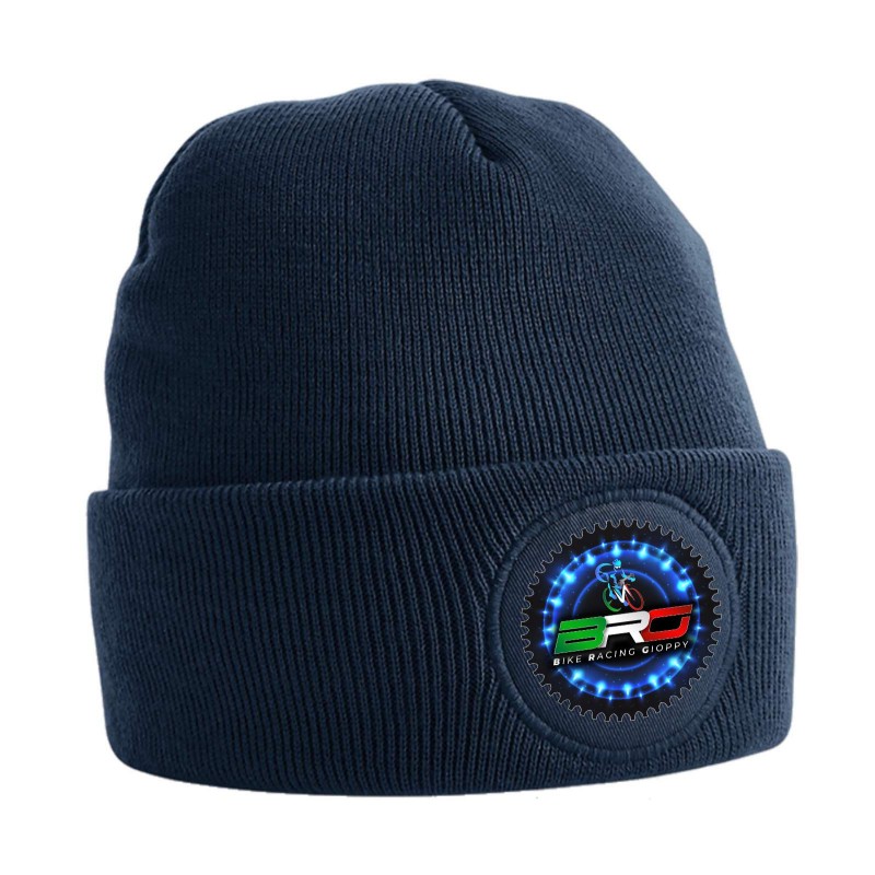 CAPPELLINO B446 CIRCULAR PATCH BEANIE FRENCH NAVY