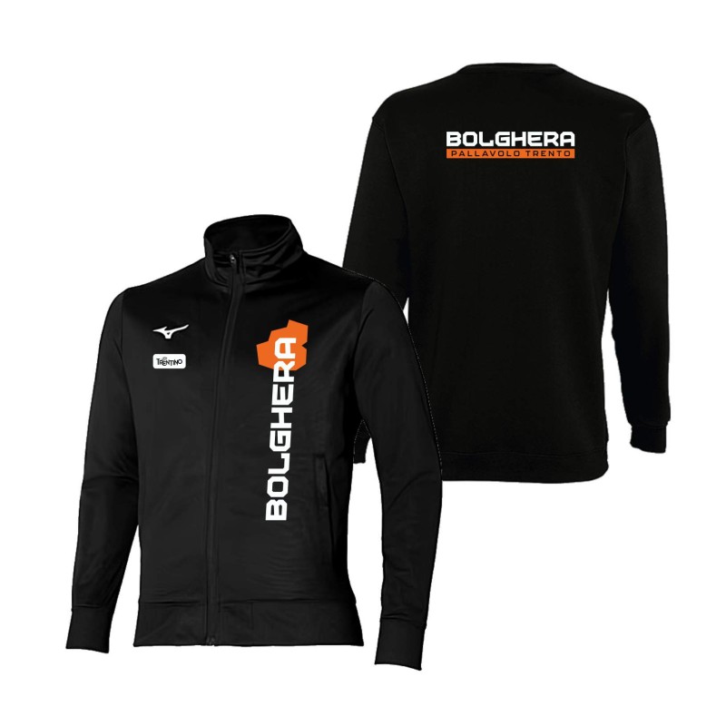 CORE TR JACKET U BLACK ALLENAMENTO