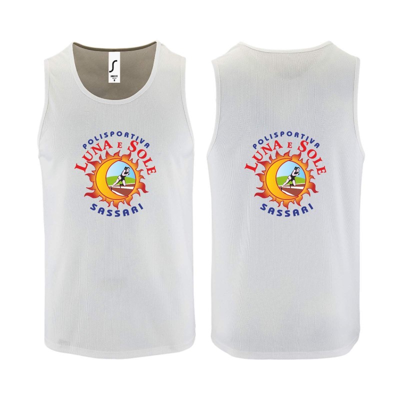 CANOTTA SPORTY TT MEN BIANCO