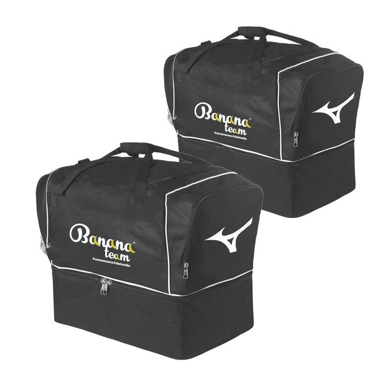 FOOTBALL BAG SMALL BLACK-WHITE