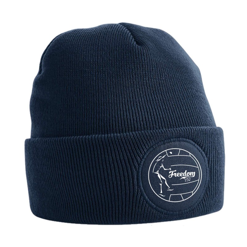 CAPPELLINO B446 CIRCULAR PATCH BEANIE FRENCH NAVY