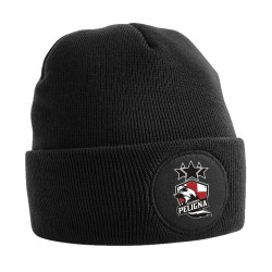 BERRETTO BEANIE CIRCULAR PATCH NERO