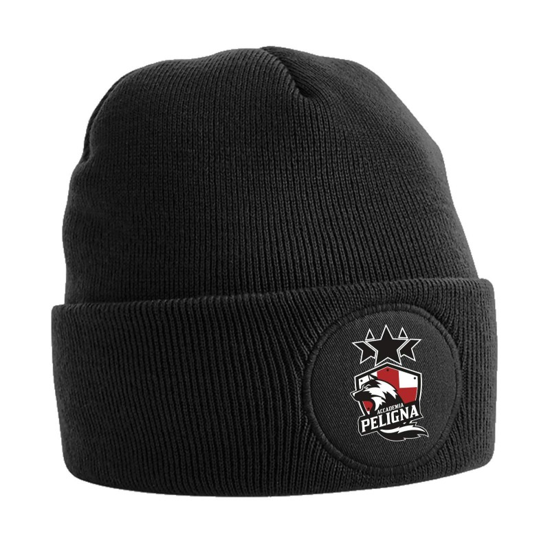 BERRETTO BEANIE CIRCULAR PATCH NERO